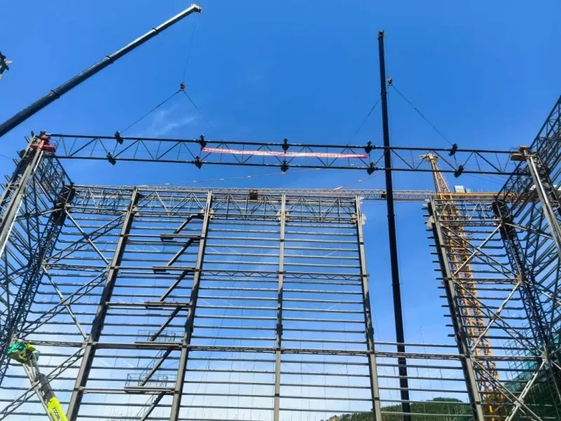 EHSS completa il sollevamento del fascio della sala di schermatura a livello nazionale per Hanhe Cable EHSS completa il sollevamento del fascio della sala di schermatura a livello nazionale per Hanhe Cable