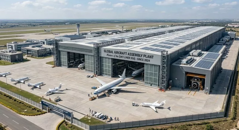In che modo la costruzione di un'officina di produzione aeronautica con struttura in acciaio può ridurre il consumo energetico operativo?