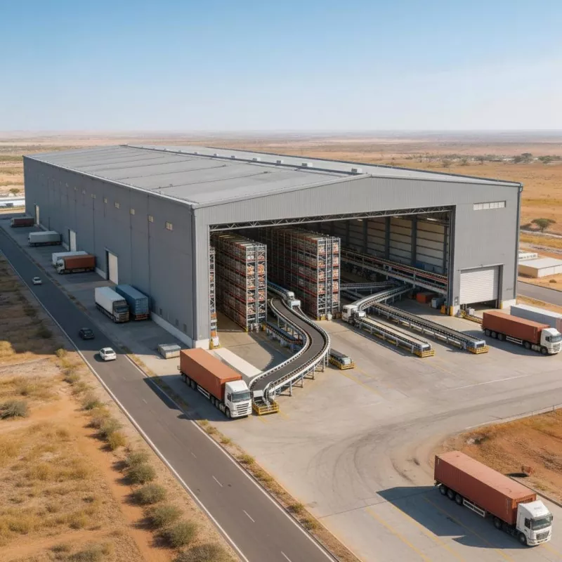 Quali sono i vantaggi principali della costruzione di magazzini logistici prefabbricati con struttura in acciaio modulare per i centri di distribuzione e-commerce?