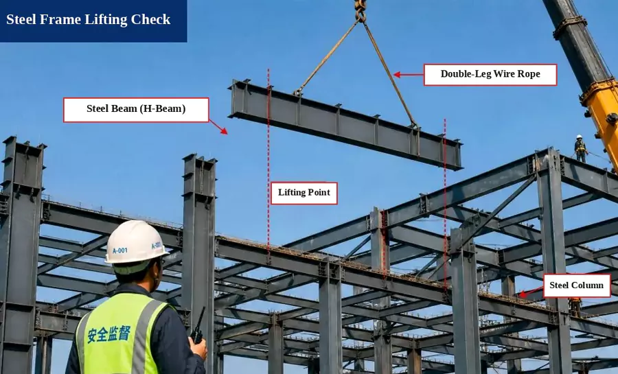 Standard del processo di costruzione per strutture in acciaio (telai in acciaio)