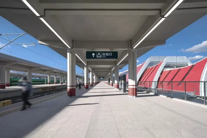 Costruzione in acciaio della stazione del telaio a portale Costruzione in acciaio della stazione del telaio a portale