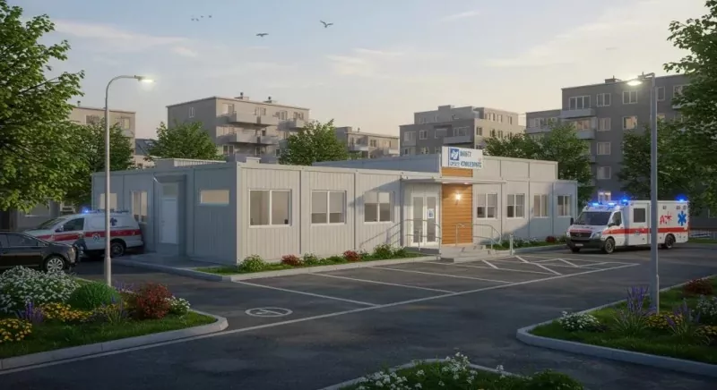 Unità sanitarie prefabbricate modulari in acciaio