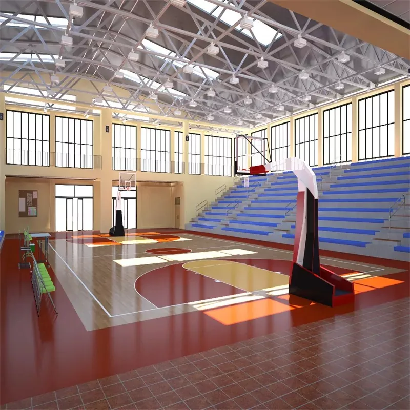 Stadio in acciaio con layout di progettazione prefabbricato Stadio in acciaio con layout di progettazione prefabbricato