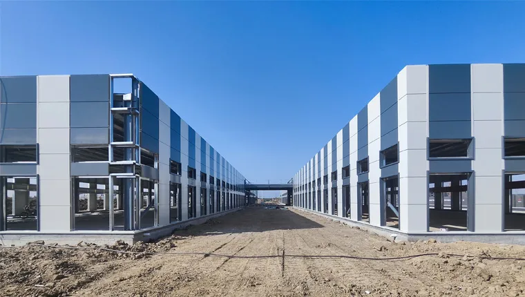 Modulo magazzino prefabbricato in acciaio leggero