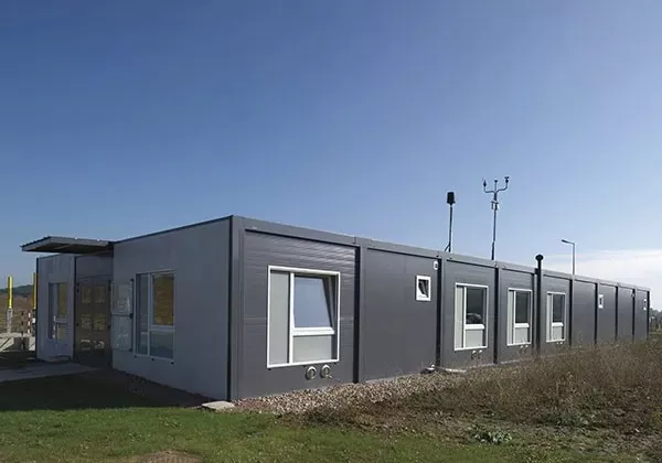 Ufficio container prefabbricato impilabile in acciaio