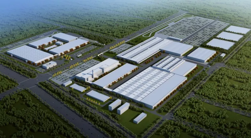 Costruzione di una fabbrica di indumenti con struttura in acciaio