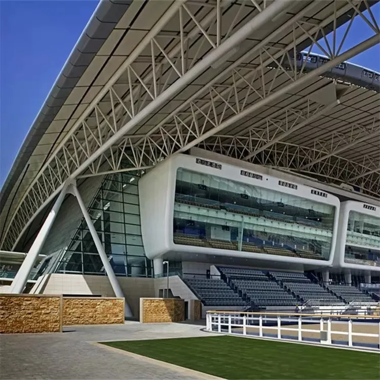 Stadio adottato con traliccio in tubo d'acciaio